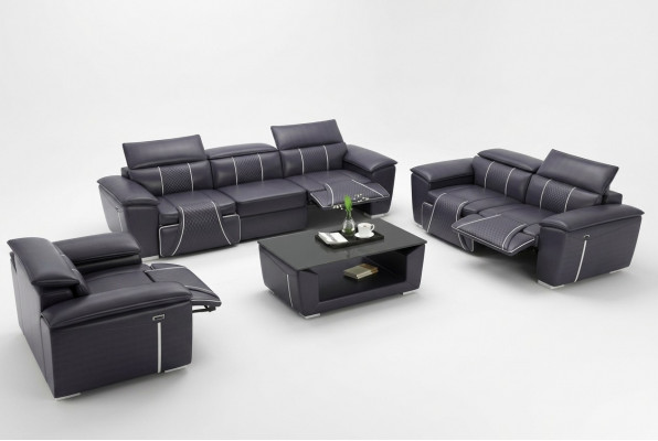 Sofa set 3-1-1 seater set multifunction sofas upholstered couches leather relax new