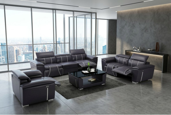 Classic 3-seater designer sofa upholstery sofas couches leather fabric textile new