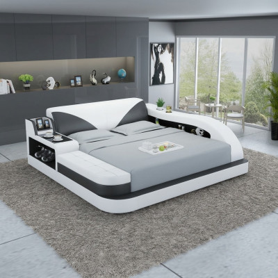 Multifunctional Bed Double Beds Modern Bed Frame Beds 180x200cm