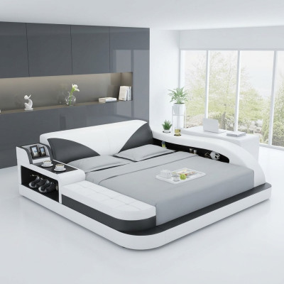 Multifunctional Bed Double Beds Modern Bed Frame Beds 180x200cm
