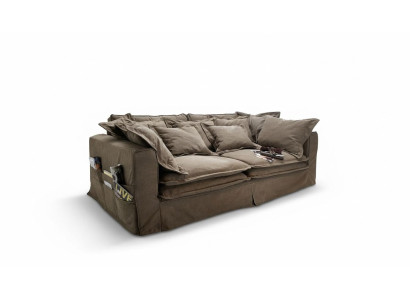 Sofa 4-seater fabric sofas luxury designer couch large upholstered lounging sofas