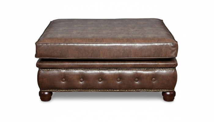 Footstool Club Lounge Stool Chesterfield Textile Ottoman Design Ottoman Fabric