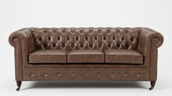 Designer Chesterfield sofa set couch upholstery set 3+2+1 seaters