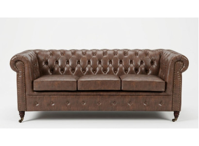 Designer Chesterfield sofa set couch upholstery set 3+2+1 seaters