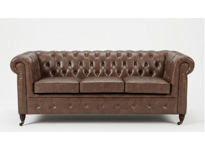 Designer Chesterfield sofa set couch upholstery set 3+2+1 seaters