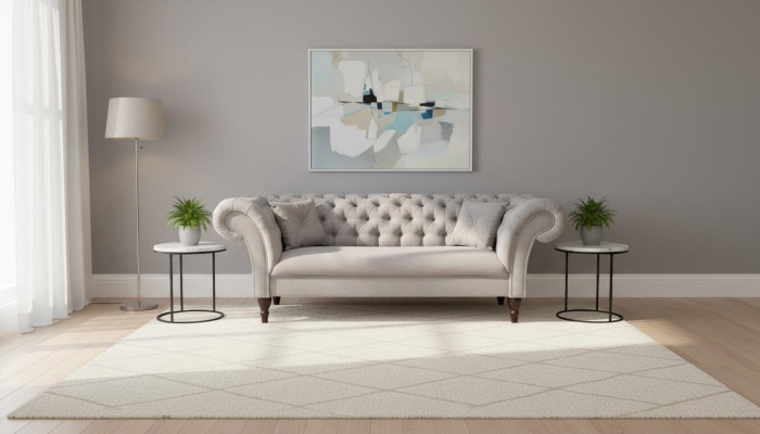 3-seater couch upholstered sofa Chesterfield couches three-seater faux leather