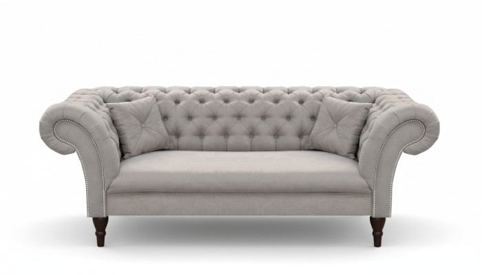 3-seater couch upholstered sofa Chesterfield couches three-seater faux leather