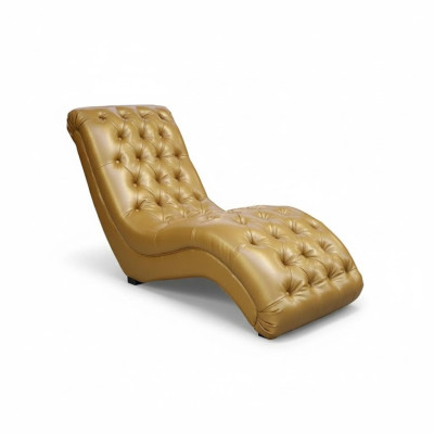 Chesterfield Chaise Longue Sofa Lounge Chaise Club Decor Relax Loungers Leather