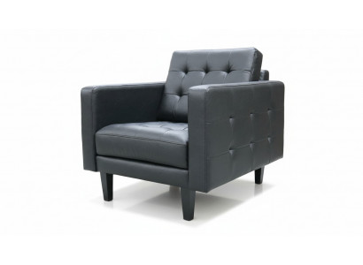 Armchair Club Lounge Designer Recliner Sofa 1-Seater TV Leather