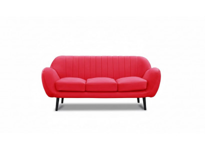 Three-seater couch upholstery design sofa 3-seater sofas room red luxury couches