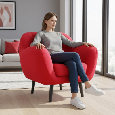 Lounge Luxury Television Club Upholstered Seat Design Armchair Sofa Couch Relax