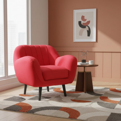 Lounge Luxury Television Club Upholstered Seat Design Armchair Sofa Couch Relax