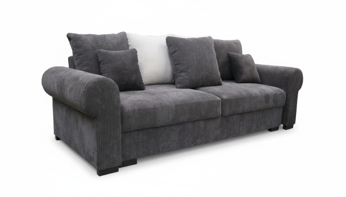 Big XXL sleeper sofa lounge living room couch 256cm bed function sofa