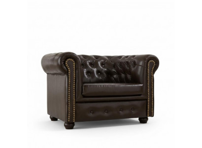 Chesterfield armchair television couch 1-seater sofa leather fabric couches upholstery