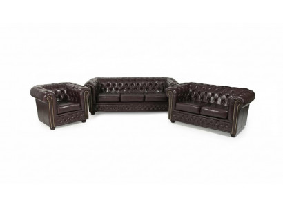 Leather Sofa Set 3+2+1 Seater Suite Upholstered Sofa Couch