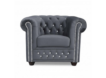Chesterfield couches, armchair, TV couch, 1-seater sofa, textile fabric upholstery, new.