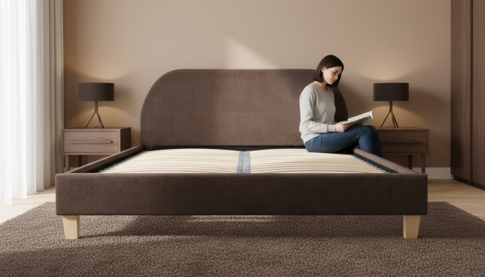 Luxury Textile Design Upholstered Double Beds Modern Beds Marriage Exclusive