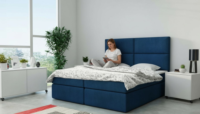 Upholstered bed design bed bedroom textile leather padding hotel beds box spring