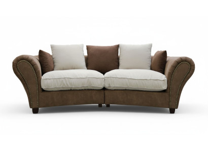 Sofa 4-seater fabric sofas luxury couch big padding lounge 265cm