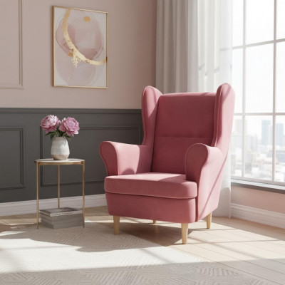 Armchair Club Lounge Designer Recliner Chair Upholstered Sofa 1 Seater Television Textile