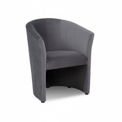 Armchair Club Lounge Design Recliner Upholstered Sofa 1 Seater TV Black