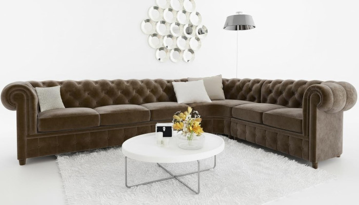 Chesterfield Couch Living Landscape Corner Sofa Suite Corner Sofa Corner Suite