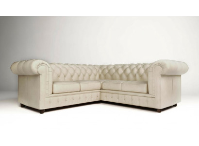Chesterfield sectional sofa L-shape fabric design couch upholstery seat sofa textile