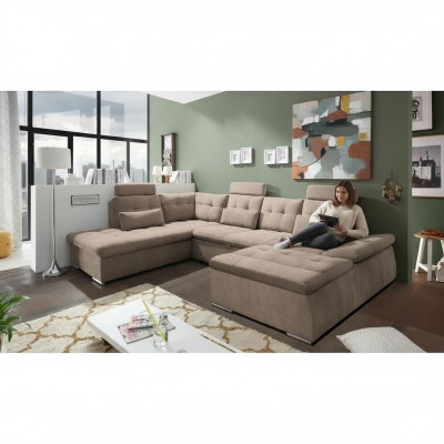 Sofa bed function U-shaped sofa couch design couch upholstery textile modern