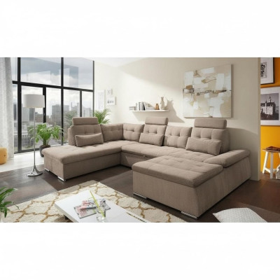 Sofa bed function U-shaped sofa couch design couch upholstery textile modern