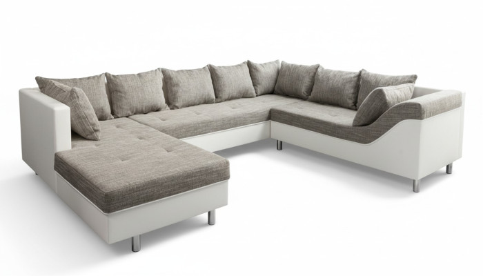 Design u-shaped sectional modern sofas couch living area sleep bed