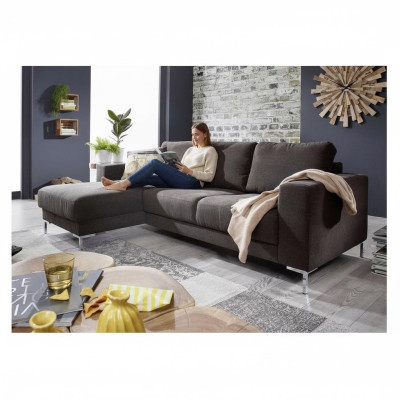 Living landscape L-shaped corner sofa couch design upholstery textile suite sofa