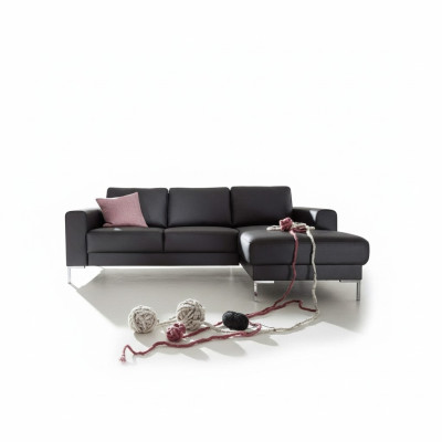 Faux Leather L-shaped couch living landscape corner sofa suite design modern sofa