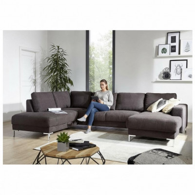 Living landscape corner sofa U-shape couch seat upholstery set suite modern