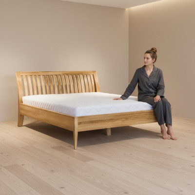 Bed Design Luxury Hotel Beds Double 180x200cm Sleeping Room Double Solid Furniture
