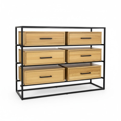 Design Chest Cupboards Shelf Authentic Wood Side Low Board