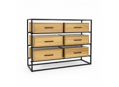Design Chest Cupboards Shelf Authentic Wood Side Low Board