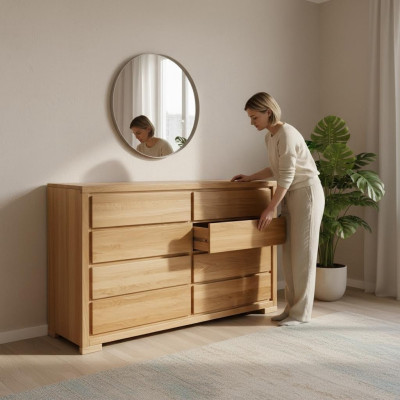 Design Chest Cabinets Chests Shelf Authentic Wood Side Low Board Wardrobe