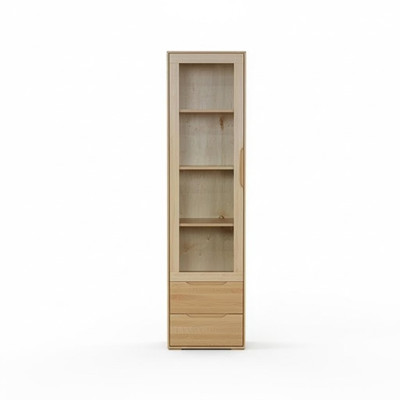 Massive display cabinet genuine handcrafted solid wood cabinet wood cabinets glass display cabinets