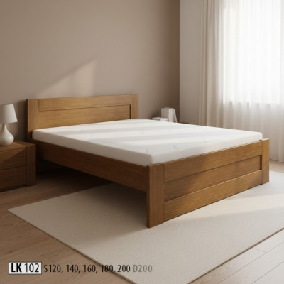 Wooden bed, Real wood bed, Beds, Hotel 200x200, Style, Solid furniture, Bedroom