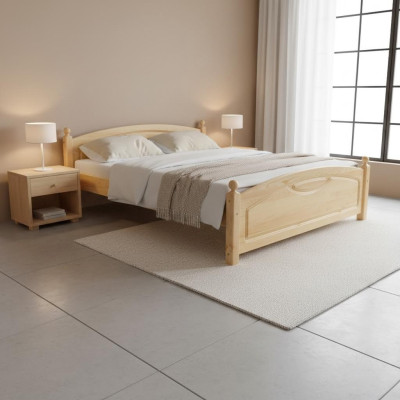 Wooden bed Real wood bed beds bedroom hotel 200x200 style solid furniture
