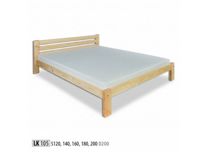 Wooden bed slatted frame double bed solid wood furniture wooden furniture handmade 200*200 cm