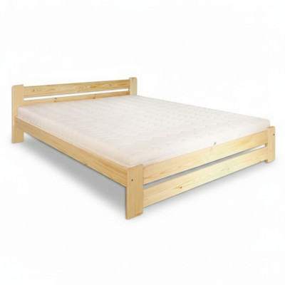 Solid wood bed 200x200 double bed pine solid real wood bed full wood bed new