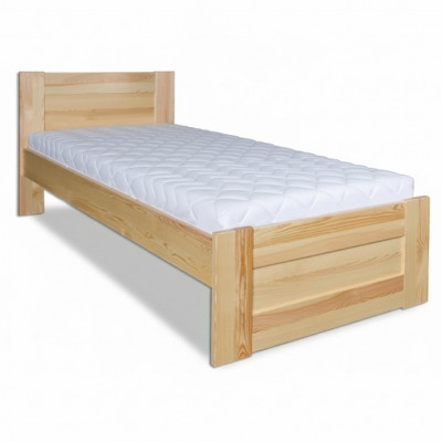 Solid wood bed, massive bedroom beds 100x200cm, single bed, solid furniture, furniture
