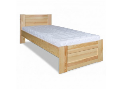 Solid wood bed, massive bedroom beds 100x200cm, single bed, solid furniture, furniture