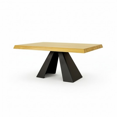 Design X Legs Coffee Table Pine Solid Real Wood Furniture Side Table Tables