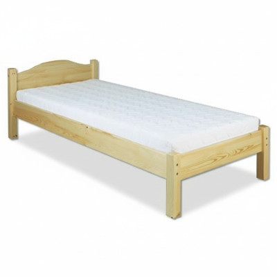 Solid wood bed 100x200 single bed pine solid youth bed full solid wood bed new