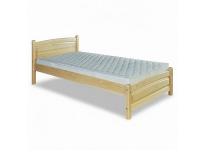 Solid wood bed pine wood bed frame 100x200 solid wood guest bed handmade new