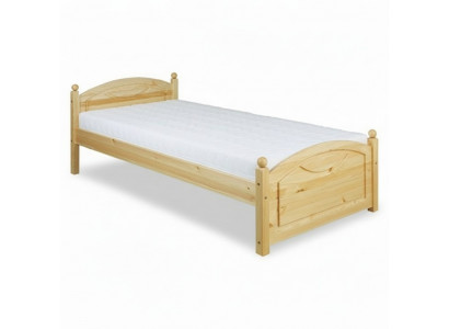 Youth bed pine children's bed solid wood wooden bed 100x200 with wooden bed frame