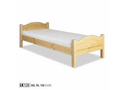 Single bed youth bed pine bed pine solid wood wooden bed 100x200 handmade new