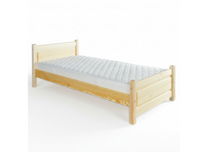Solid wood bed genuine wood, massive wood bed 100x200 single bed, senior bed, handmade
